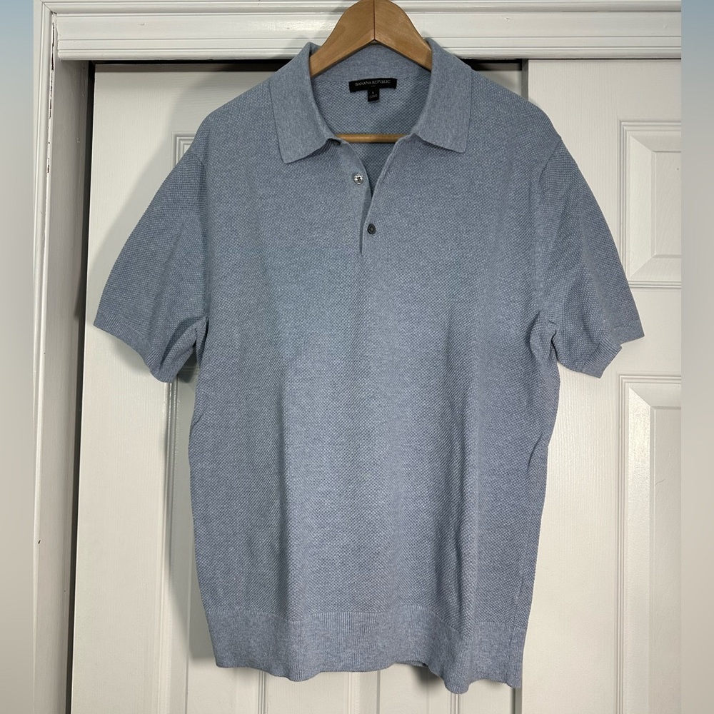 Banana Republic Knit Polo Size Large